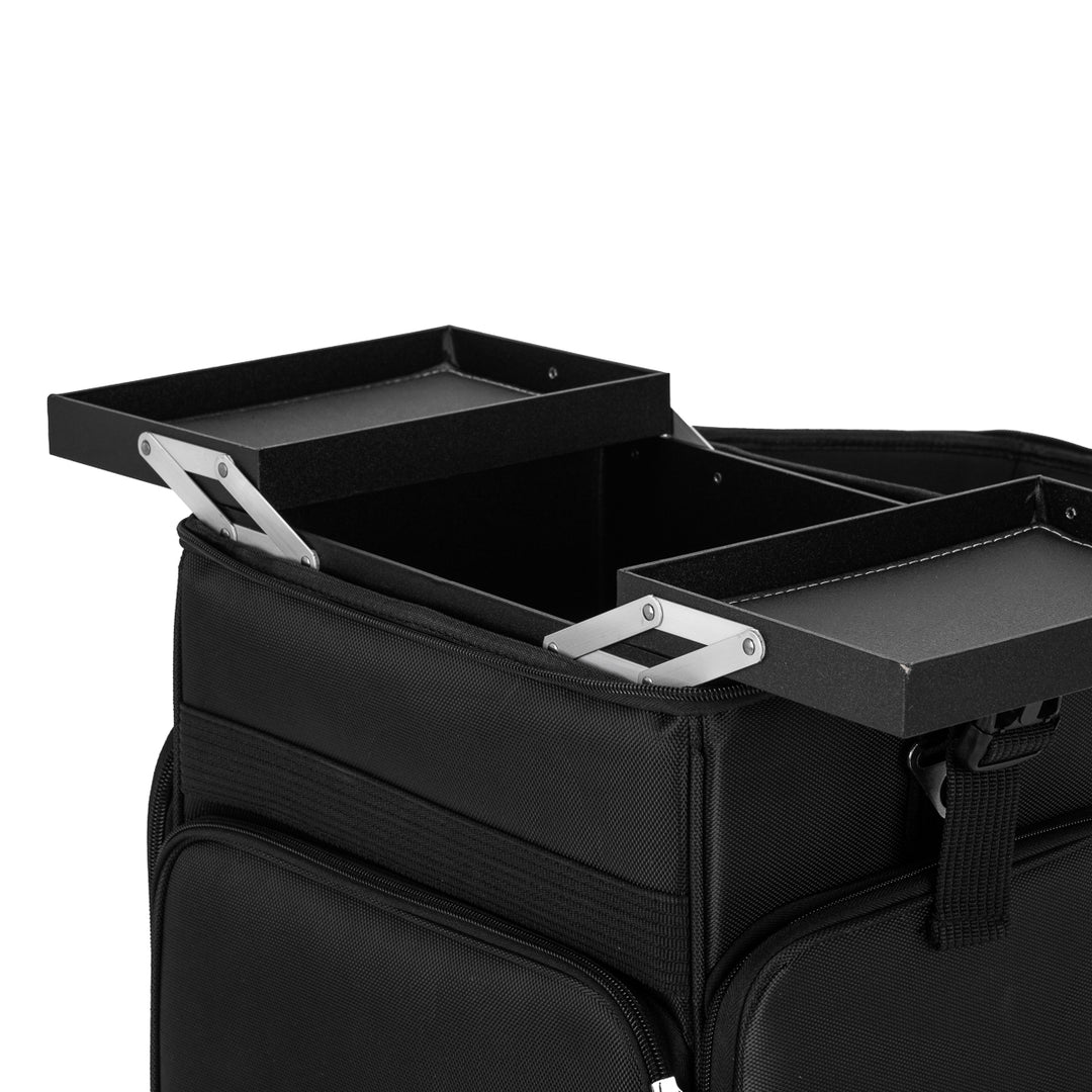 Make-up Koffer Trolley Look 1328 Zwart - afbeelding 12