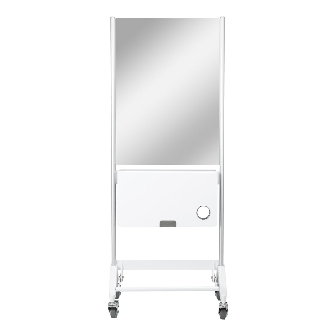 Kaptafel Mobiel Kapperssalon Gabbiano Dubbelzijdig MI-03 Wit - afbeelding 3