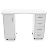 Manicure Tafel 2027 Wit met Wielen