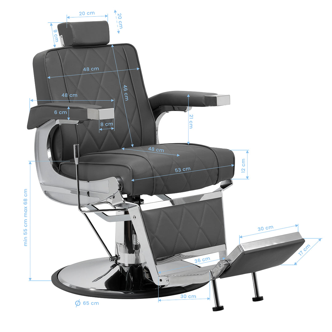 barberstoel hair system bm88066 grijs 17