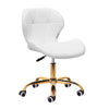 Salonstoel met Wielen Verstelbaar 4Rico QS-06 Goud-Wit