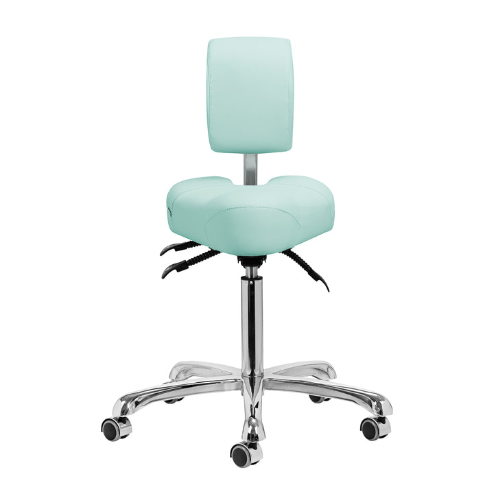 Tabouret met Rugleuning en Kantelbare Zitting Giovanni 1005 Groen