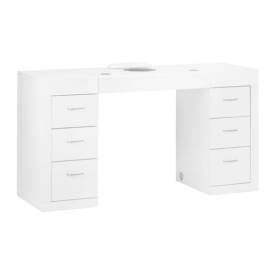 Manicure Tafel met Afzuiging 324 Wit