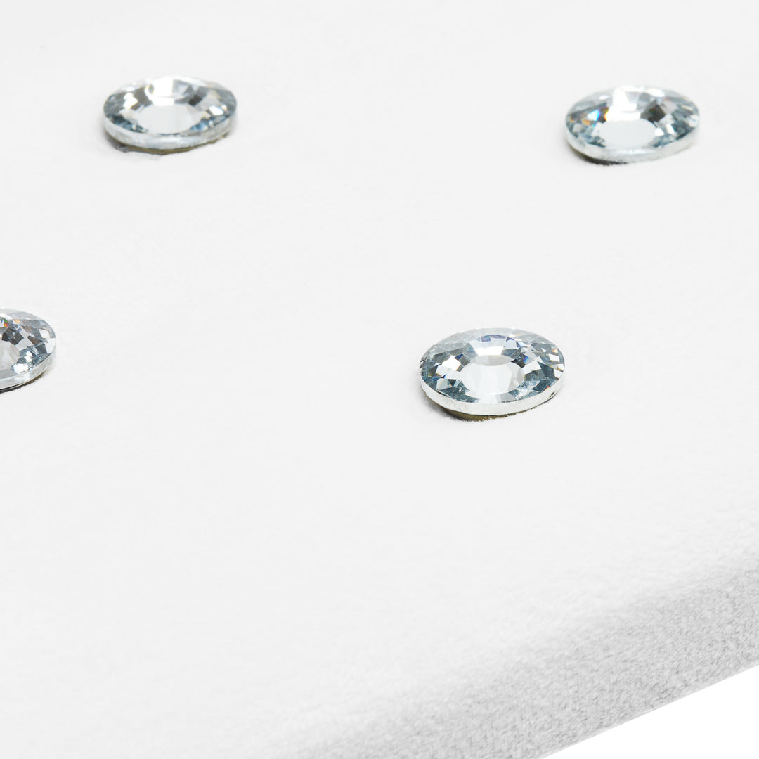 Armsteun Nagels Momo Diamond Velours Wit