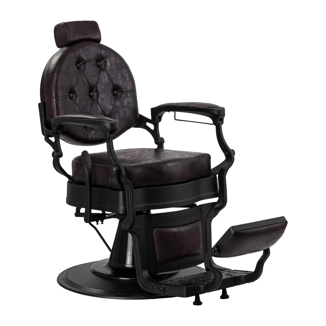 barberstoel gabbiano president bruin 1