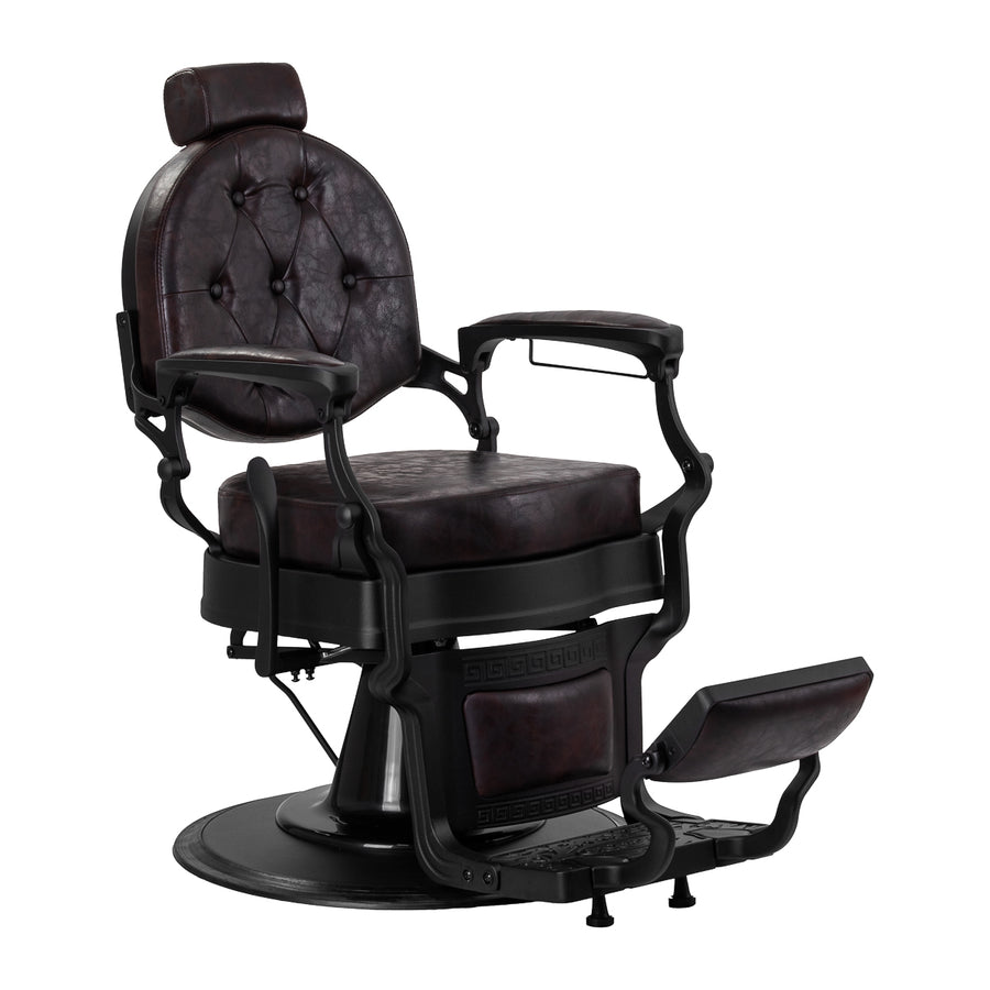 barberstoel gabbiano president bruin 1