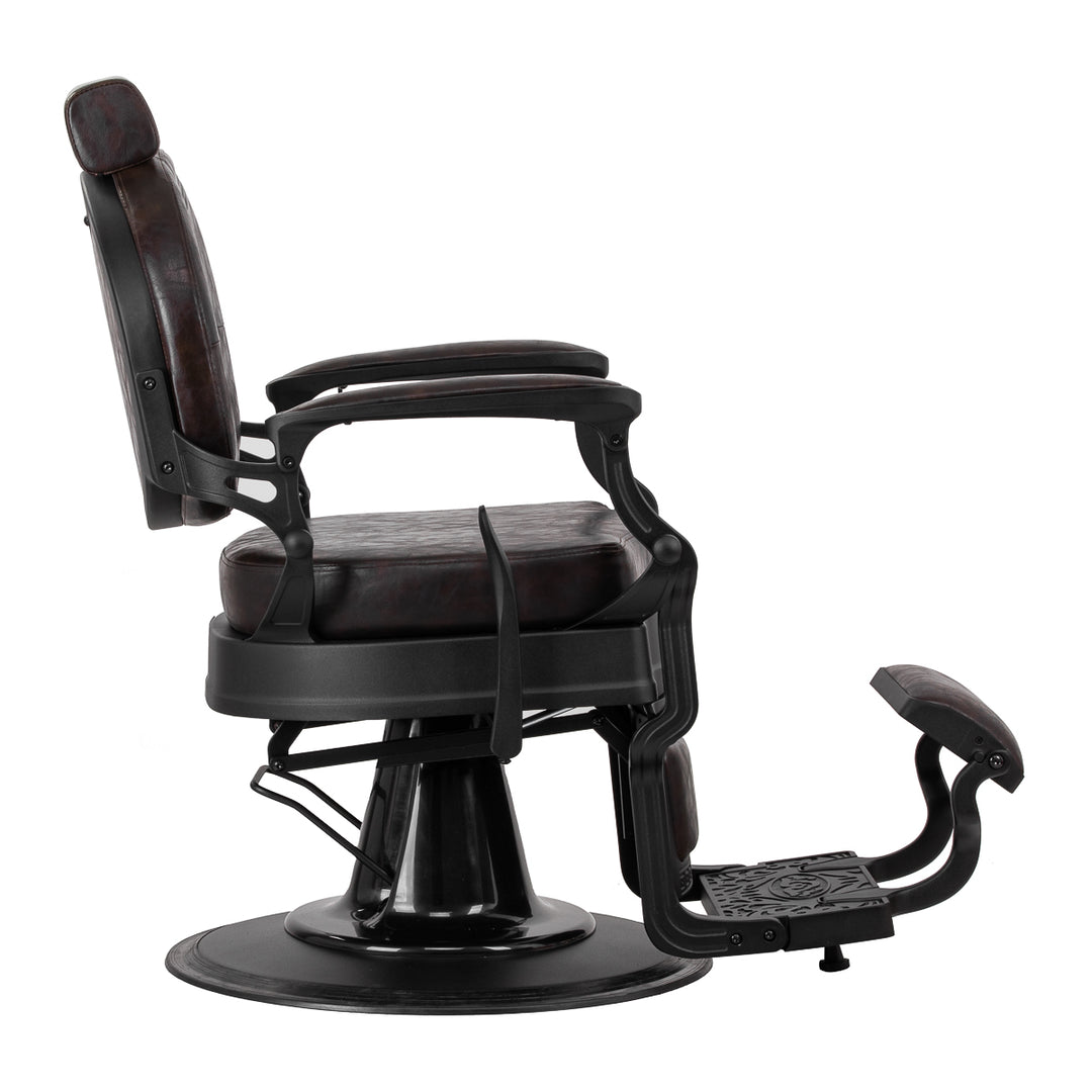 barberstoel gabbiano president bruin 2