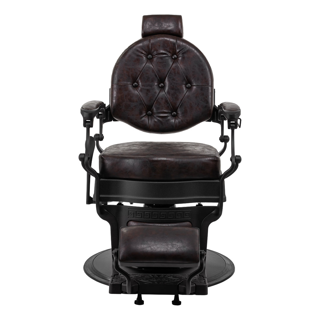 barberstoel gabbiano president bruin 4