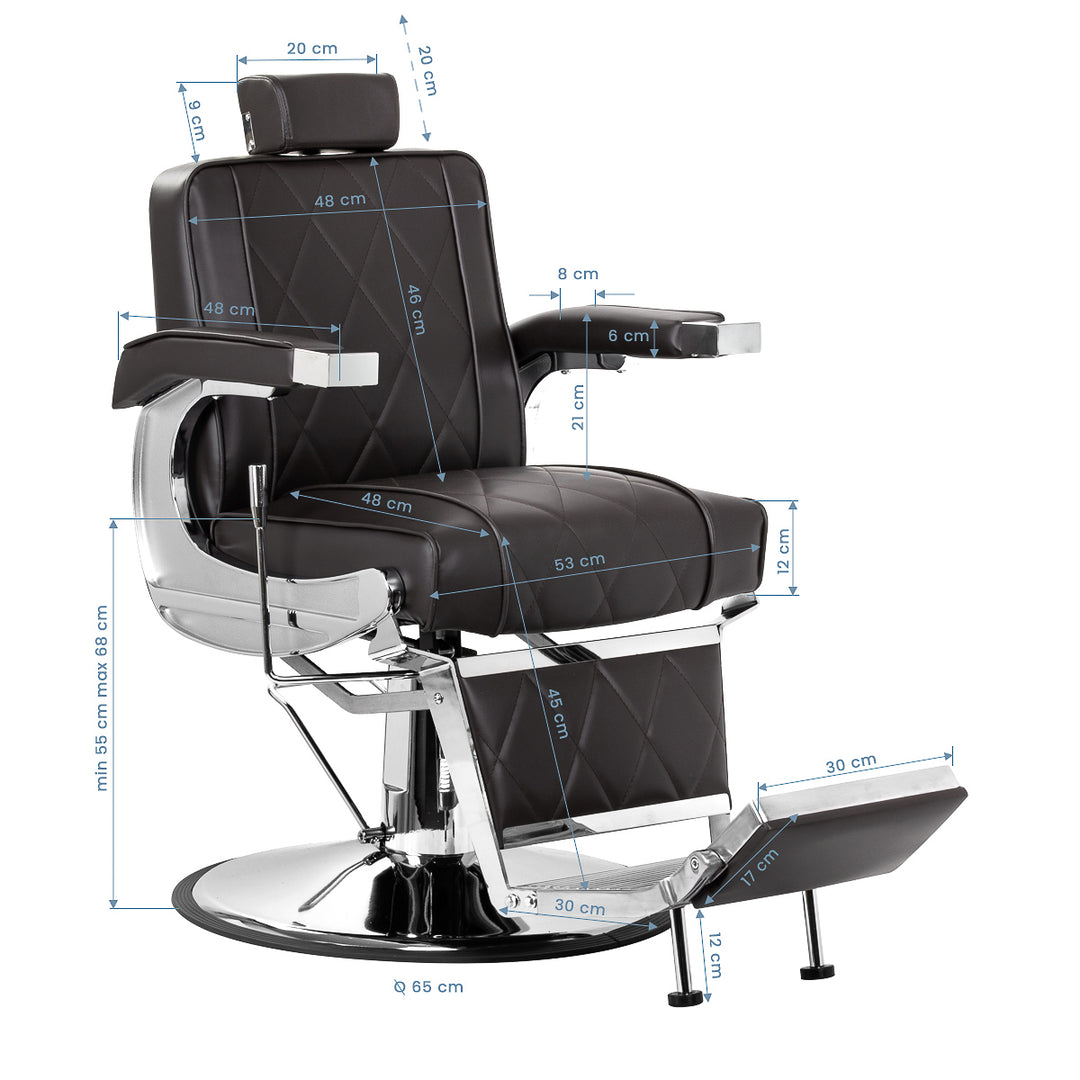 barberstoel hair system bm88066 bruin 14