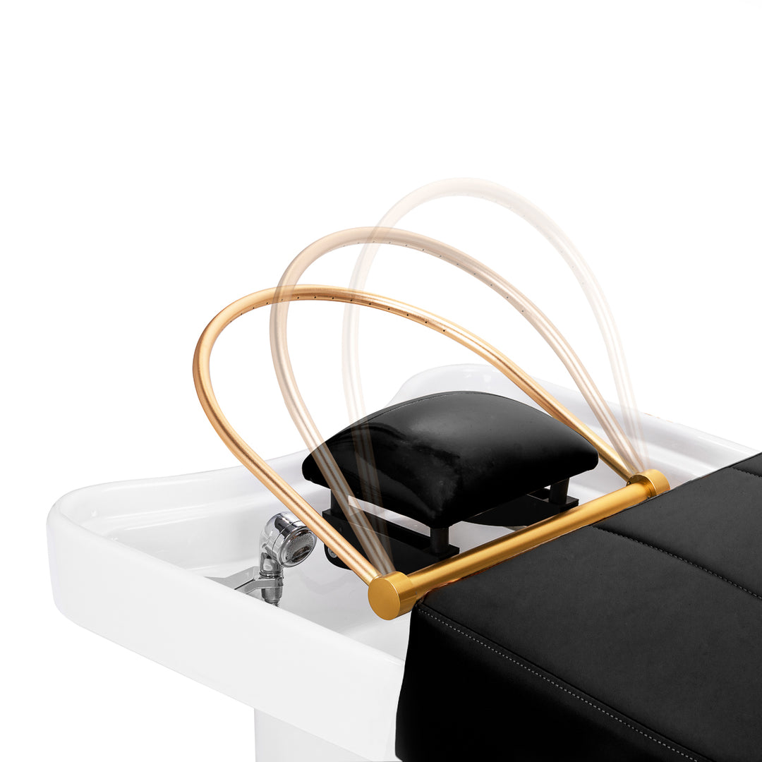 Wasunit Gabbiano Head Spa 017B Ligbed Zwart 7