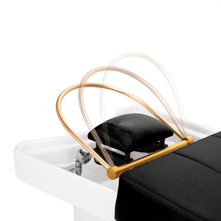 Wasunit Gabbiano Head Spa 017B Ligbed Zwart 7