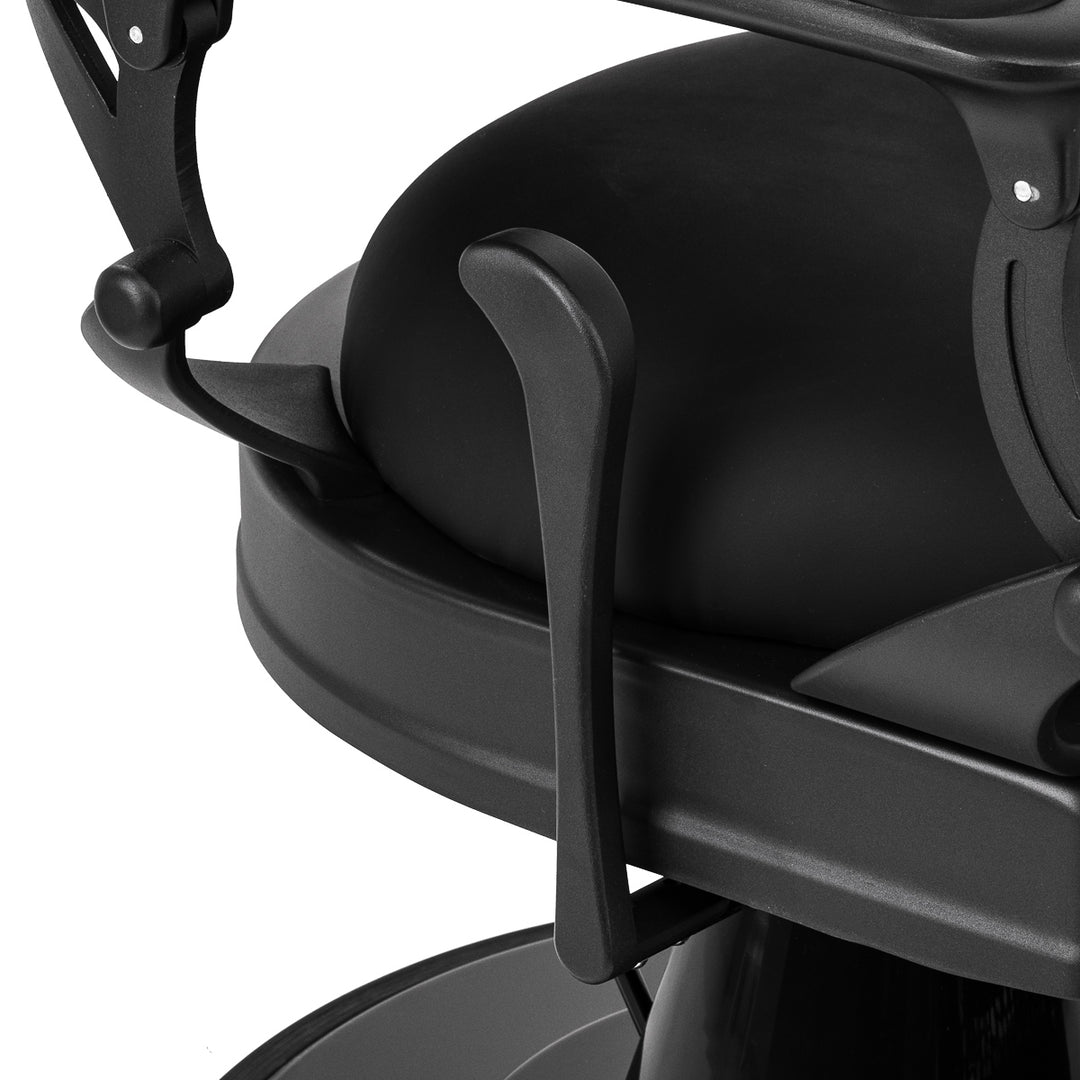 barberstoel gabbiano niccolo zwart zwart knooploos 8