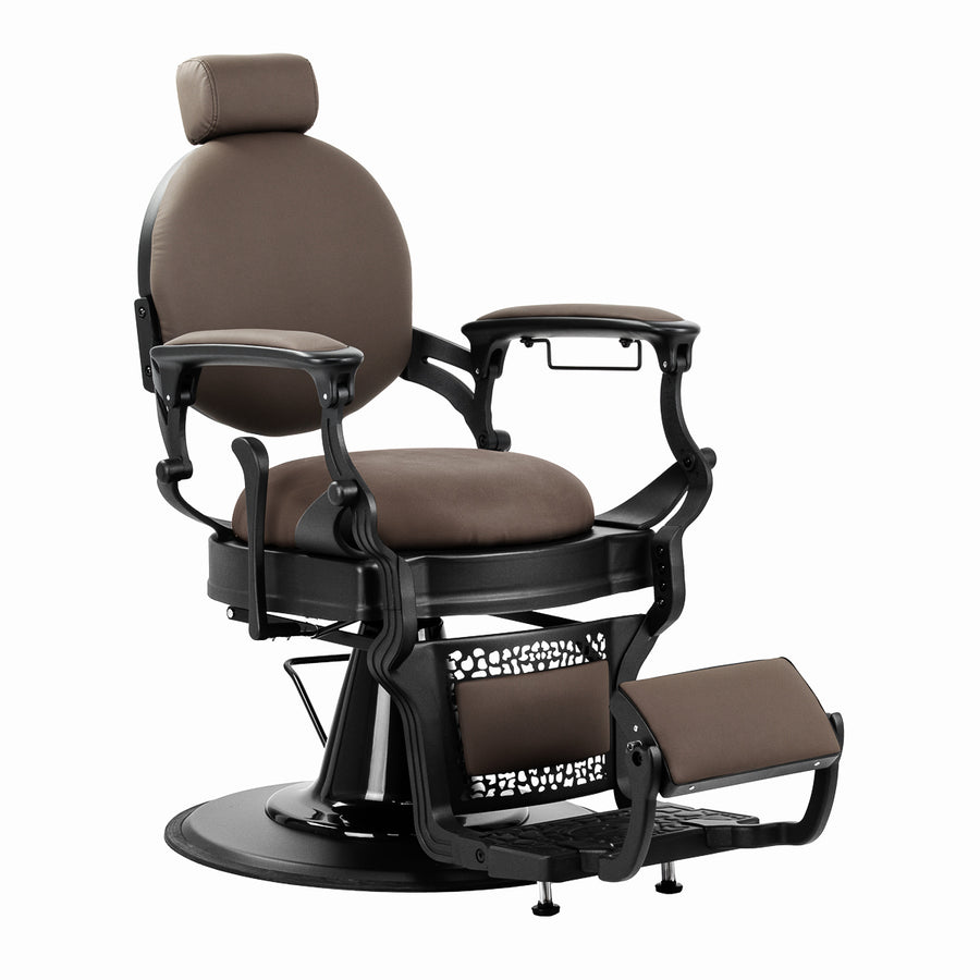 barberstoel gabbiano niccolo bruin zwart knooploos 1