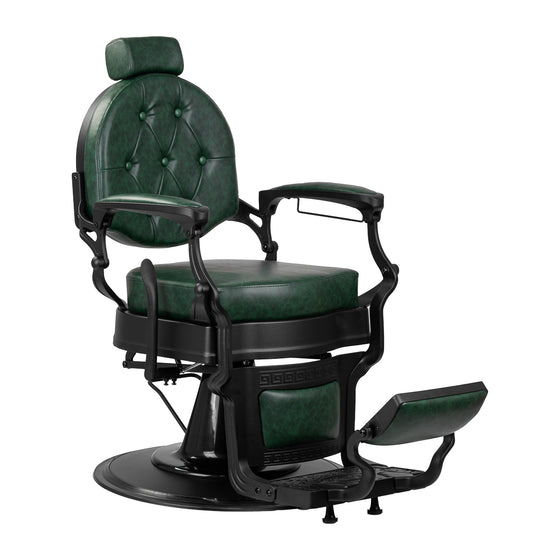 Barberstoel Gabbiano President Groen-Zwart