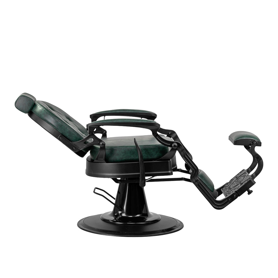 barberstoel gabbiano president groen zwart 3
