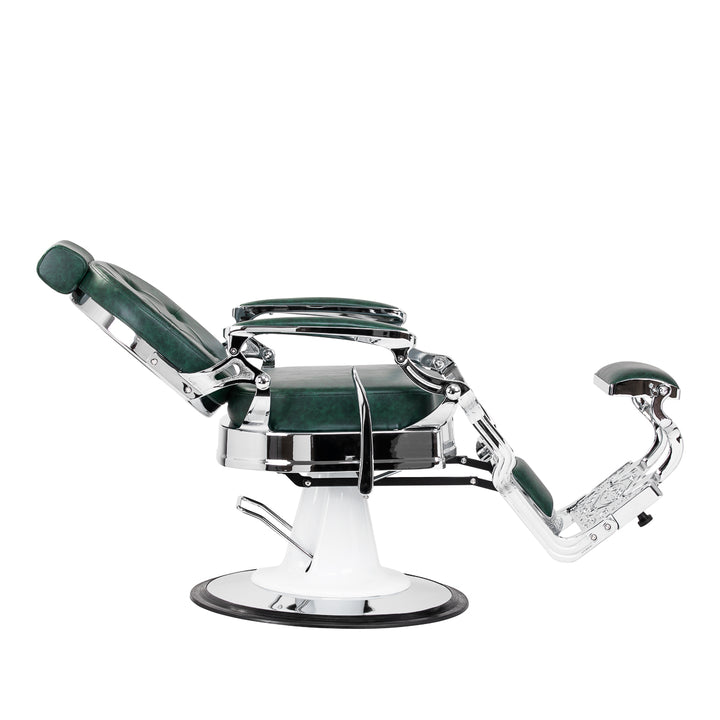 barberstoel gabbiano president groen chrome 3