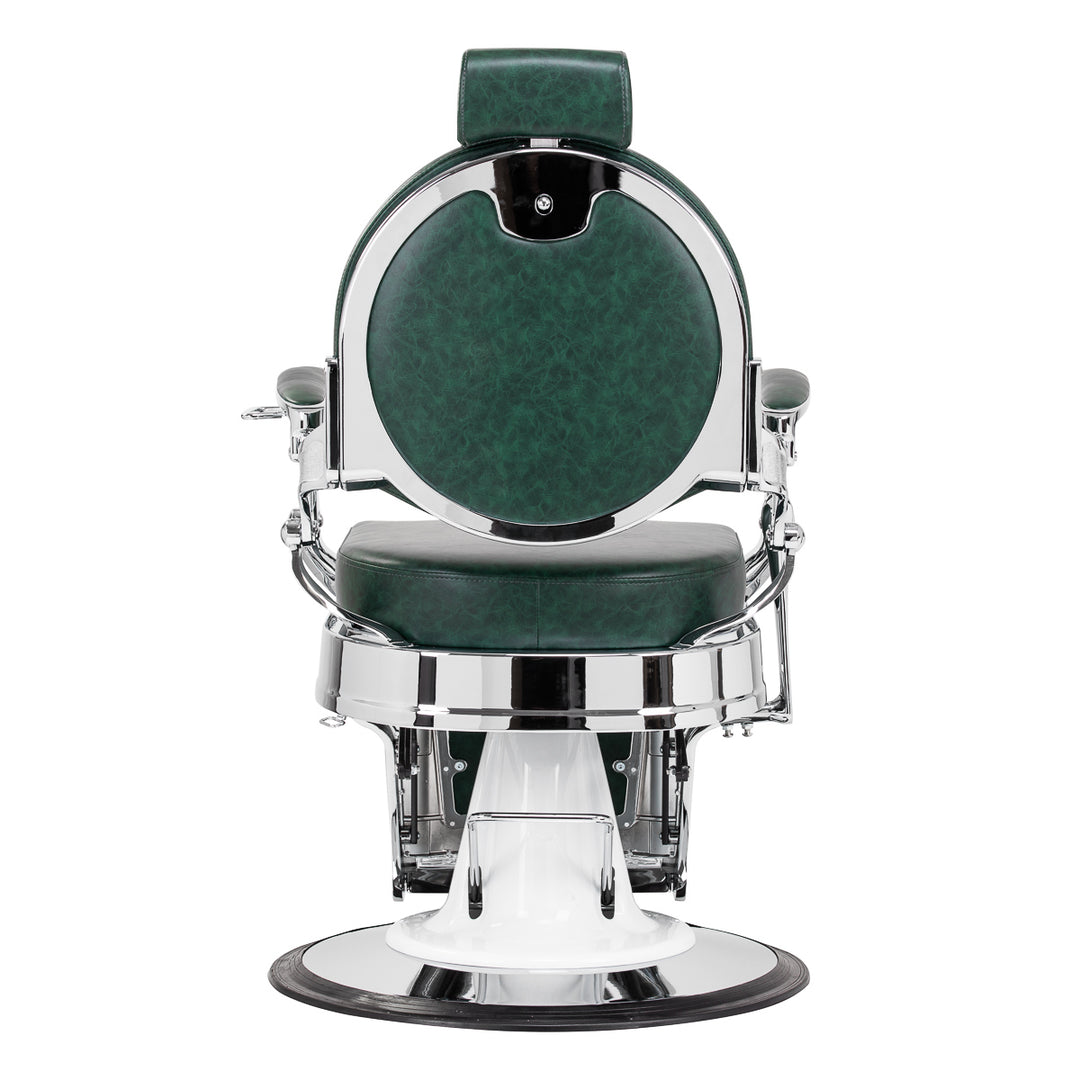 barberstoel gabbiano president groen chrome 5