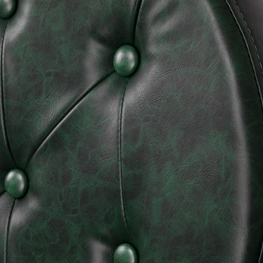 barberstoel gabbiano president groen chrome 8