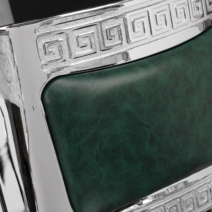 barberstoel gabbiano president groen chrome 10