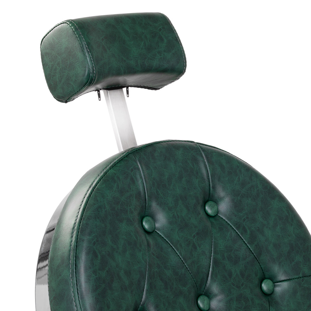 barberstoel gabbiano president groen chrome 13