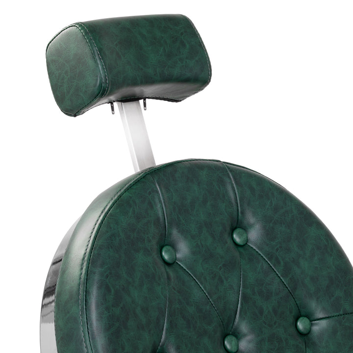 barberstoel gabbiano president groen chrome 13