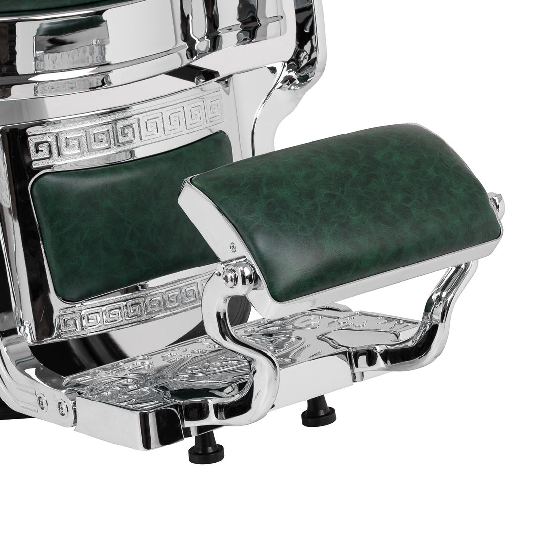 barberstoel gabbiano president groen chrome 16