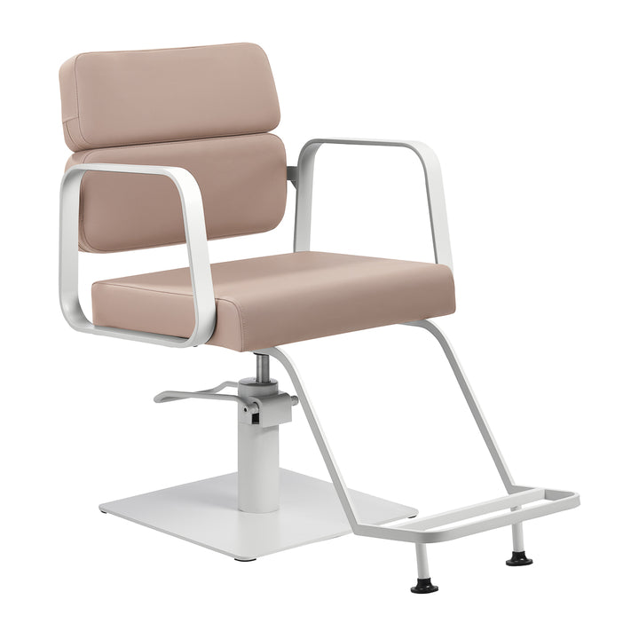 Kappersstoel Gabbiano Porto Beige-Wit