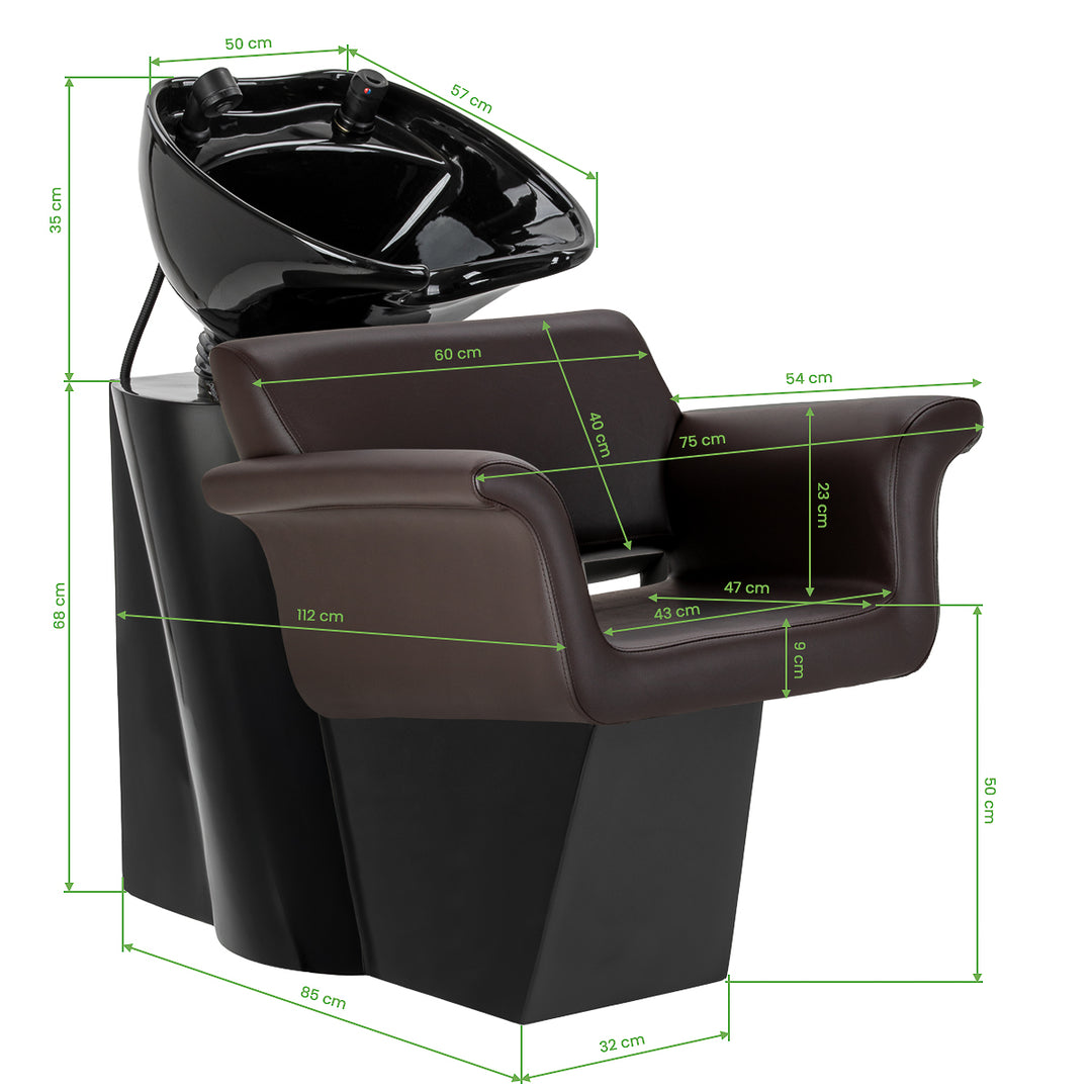 Wasunit Gabbiano Lucca Bruin - afbeelding 12