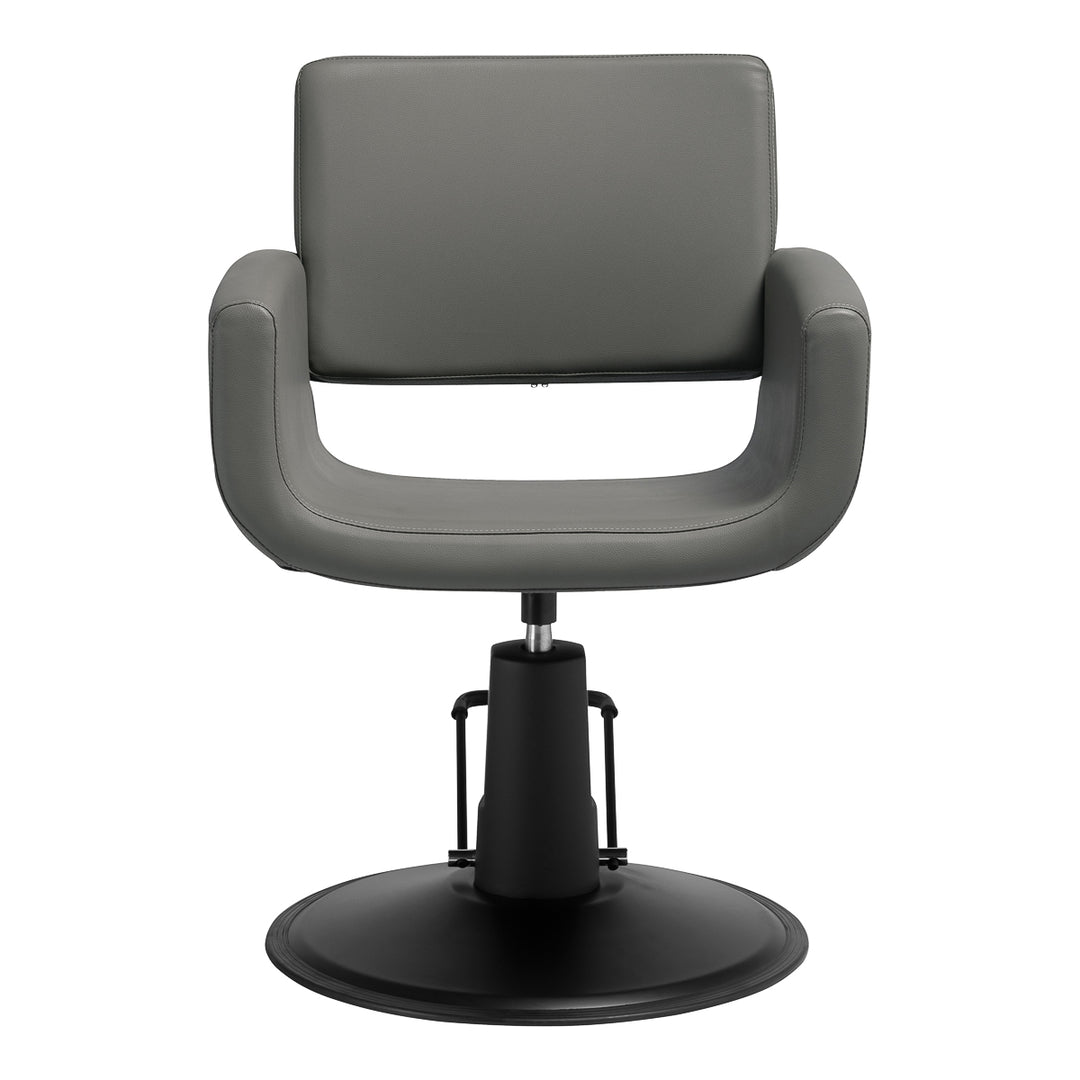 Kappersstoel Gabbiano Mataro Grijs-Zwart - afbeelding 2