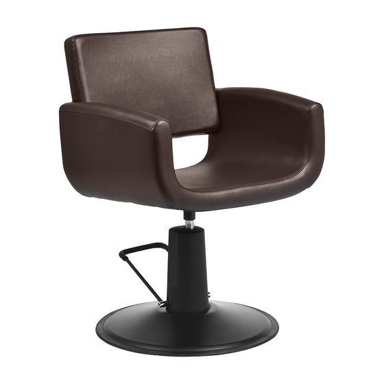 Kappersstoel Gabbiano Mataro Bruin-Zwart