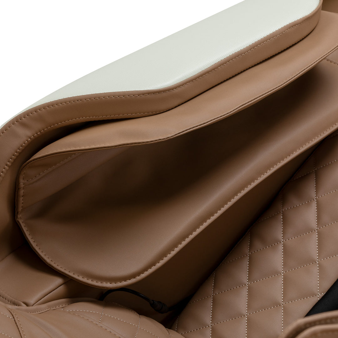 Massagestoel Elektrisch Sakura Luxury 808 Wit-Beige - afbeelding 12
