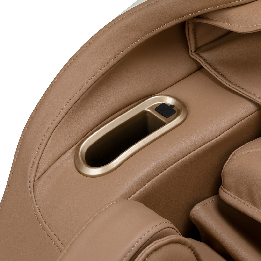 Massagestoel Elektrisch Sakura Luxury 808 Wit-Beige - afbeelding 13