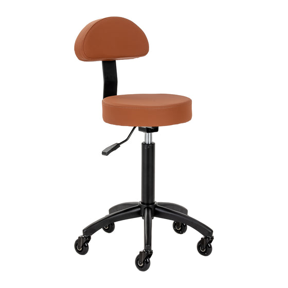 Tabouret met Rugleuning Gabbiano D026 Bruin
