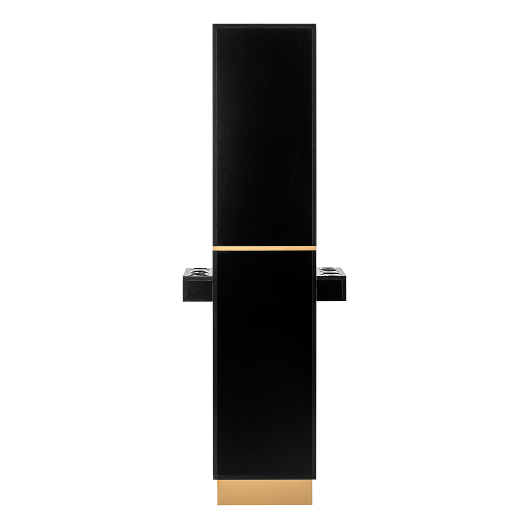 Kaptafel Kapperssalon Gabbiano Totem Zwart-Goud - afbeelding 5