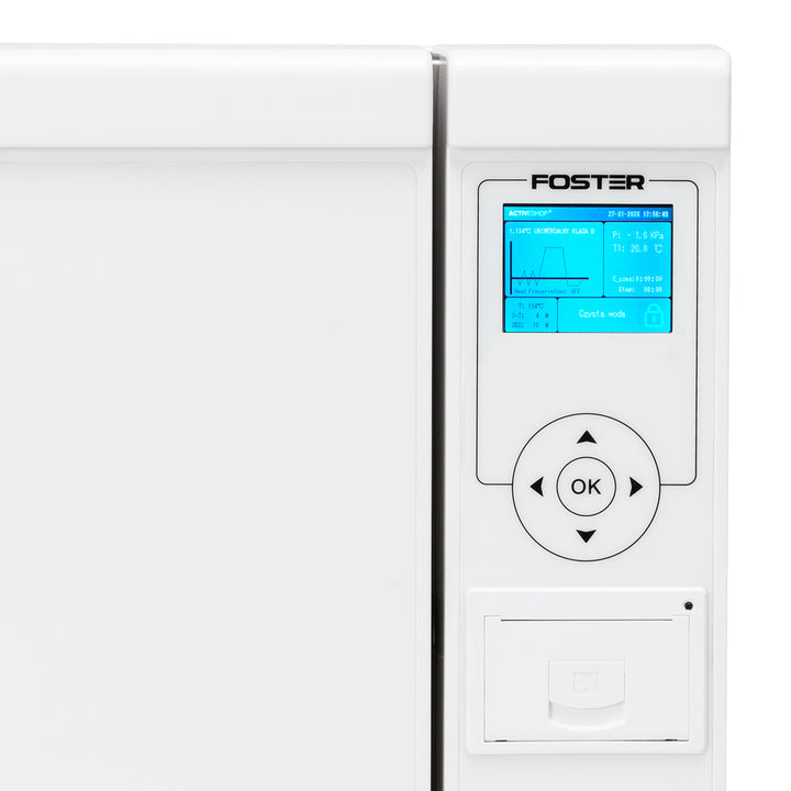 Autoclaaf Fomos Foster 8 L Klasse B Medisch Wit - afbeelding 4