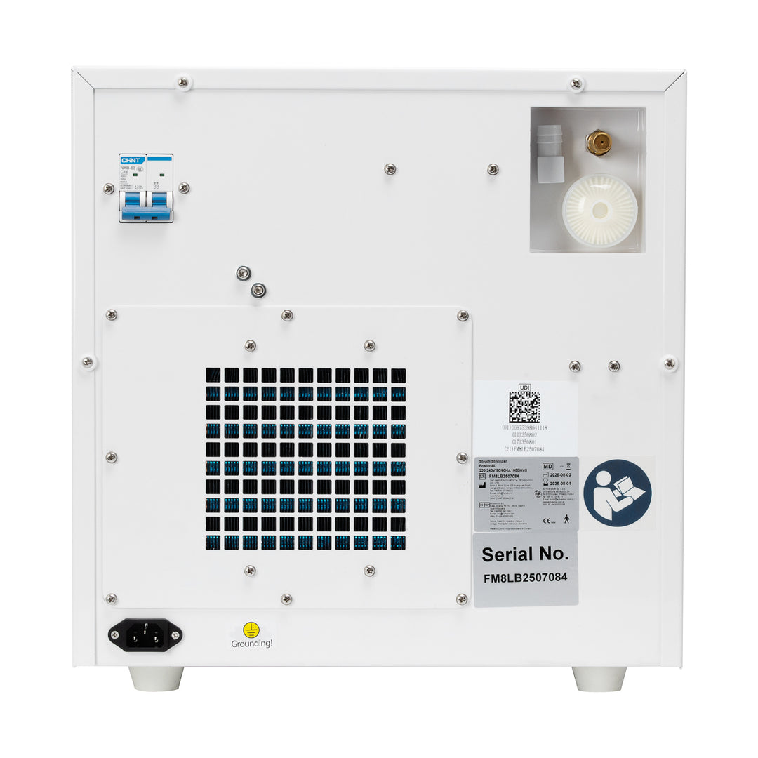 Autoclaaf Fomos Foster 8 L Klasse B Medisch Wit - afbeelding 5
