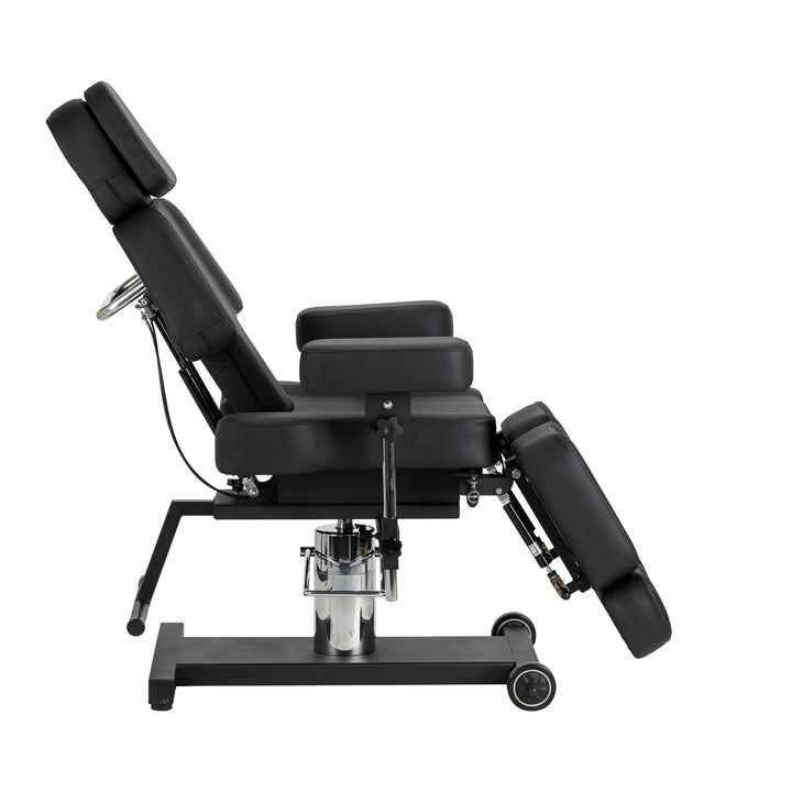 Tattoostoel Hydraulisch Pro Ink 605 Zwart - afbeelding 3