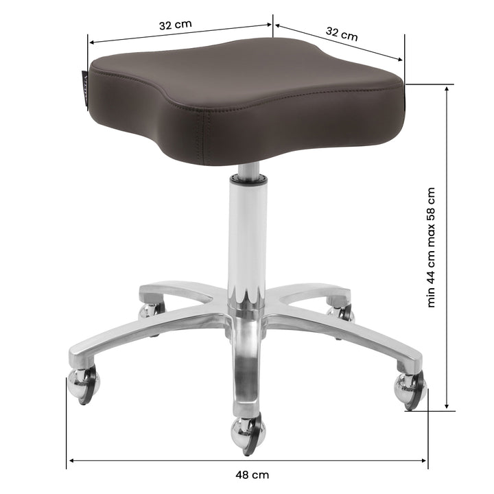 Bureaustoel Omega Supremo Bruin - afbeelding 5