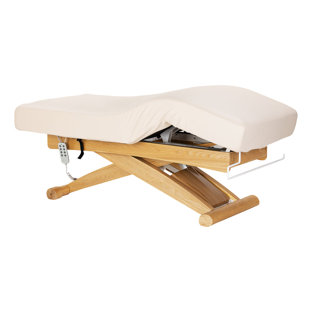 Massagetafel Elektrisch Sillon Siesta Crème-Lichtbruin - afbeelding 2