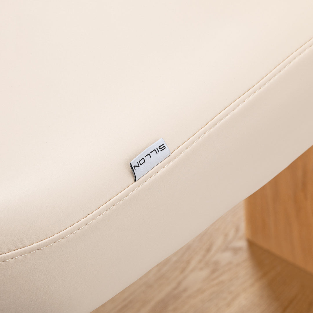 Massagetafel Elektrisch Sillon Relax Crème-Lichtbruin - afbeelding 18