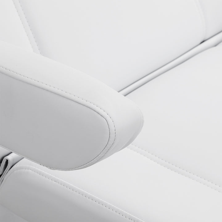 Behandelstoel Elektrisch Azzurro Lux 3 Motoren met Verwarming Wit - afbeelding 7