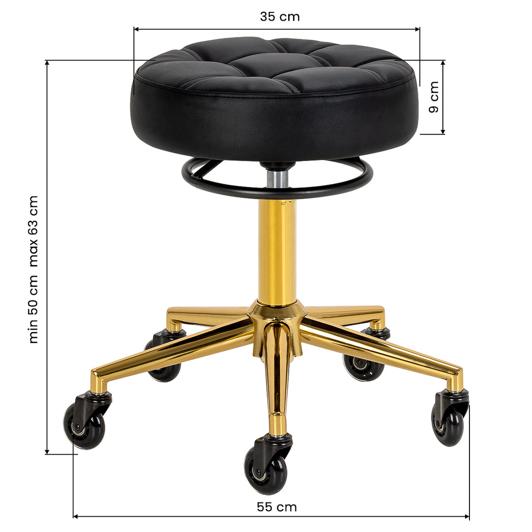 Kruk Gabbiano D054G Zwart-Goud - afbeelding 6