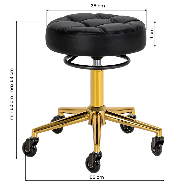 Kruk Gabbiano D054G Zwart-Goud - afbeelding 6