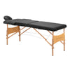Massagetafel Inklapbaar Beukenhout Balance 2 Zones Zwart