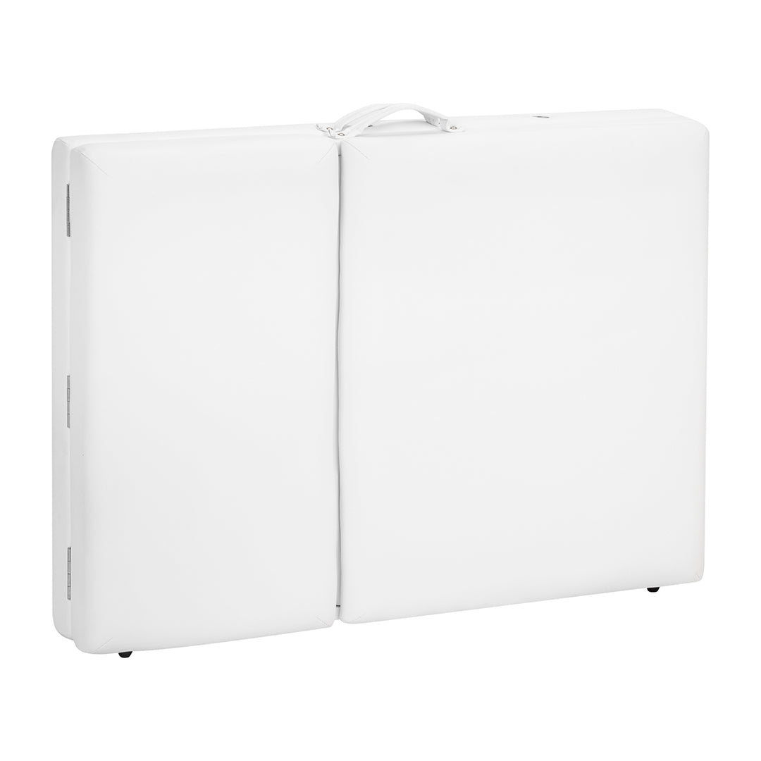 Massagetafel Inklapbaar Aluminium Balance 3 Zones Wit
