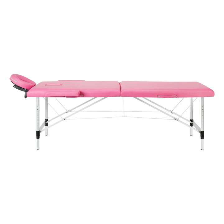 Massagetafel Inklapbaar Aluminium Balance 2 Zones Roze