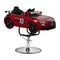 Kinderkappersstoel Auto Mercedes Rood