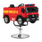 Kinderkappersstoel Brandweer Rood