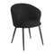 Salonstoel 4Rico Asola Zwart