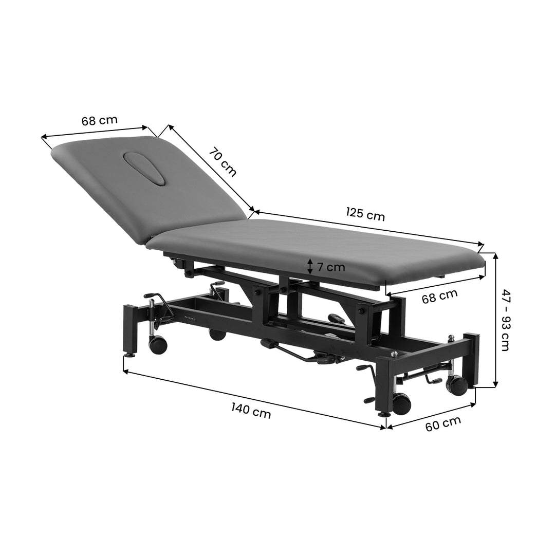 Massagetafel Hydraulisch Balance Solidum 5 Grijs - afbeelding 13
